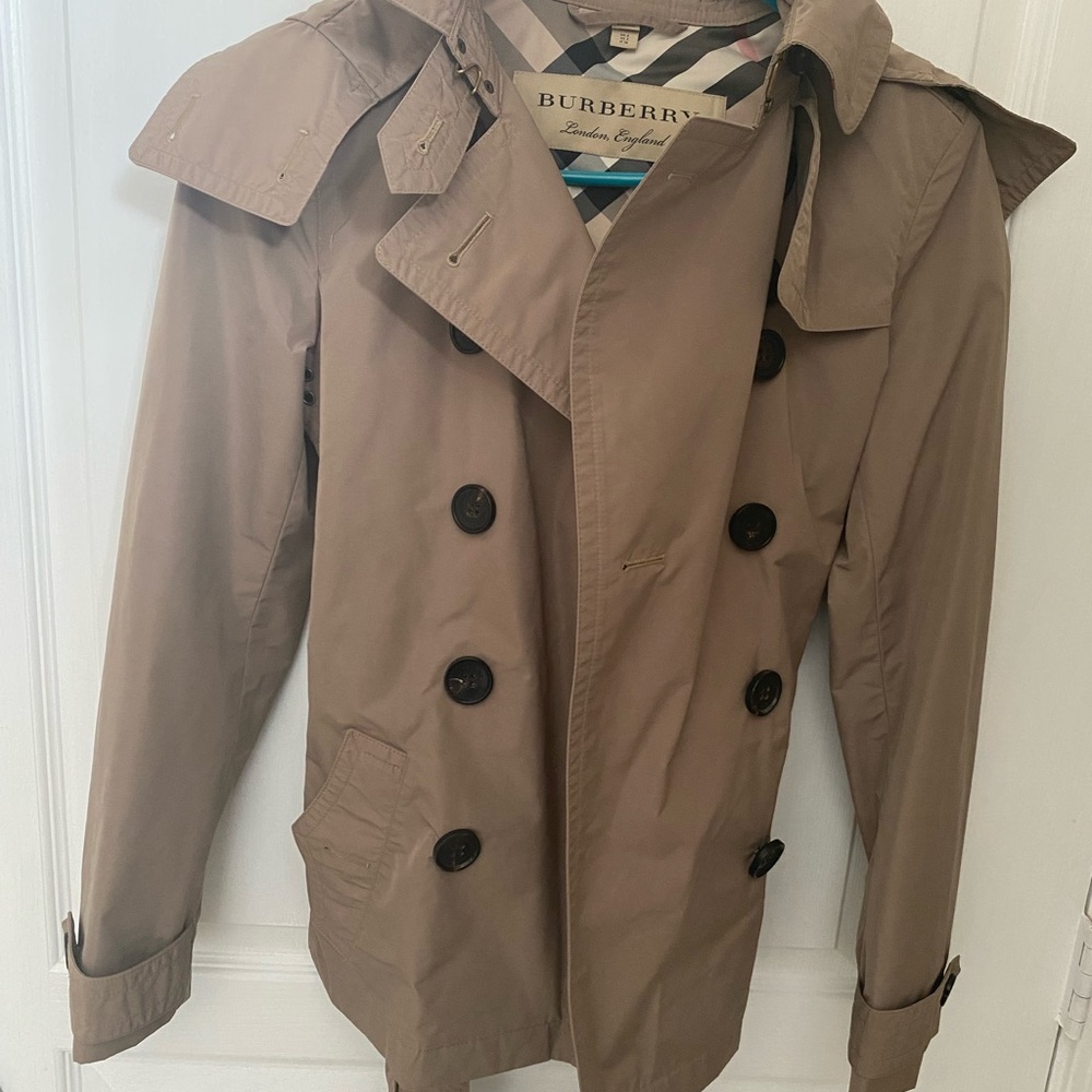 Burberry Tan Trench Coat